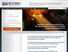Tablet Screenshot of bovino-consulting.com